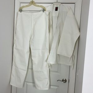 Karate Gi Set Dragon J. Ehara International White Cotton Size 5